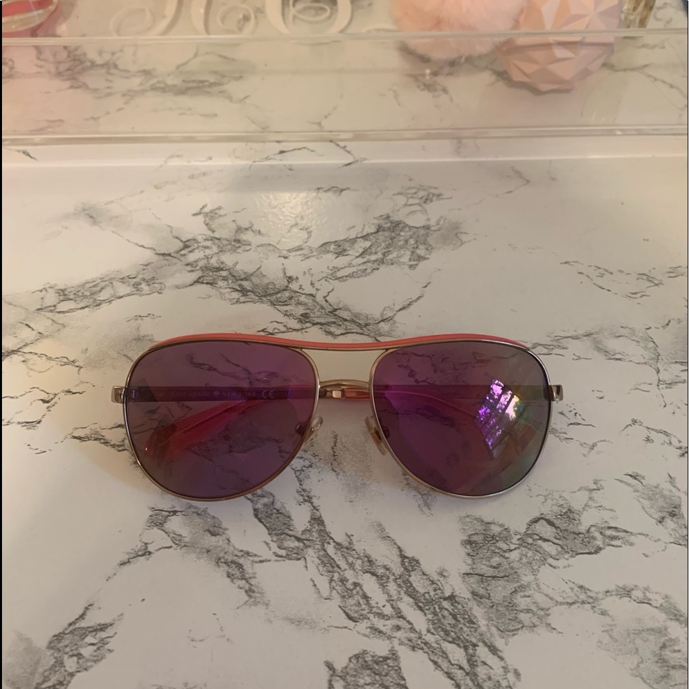 Pink Kate Spade Sunglasses